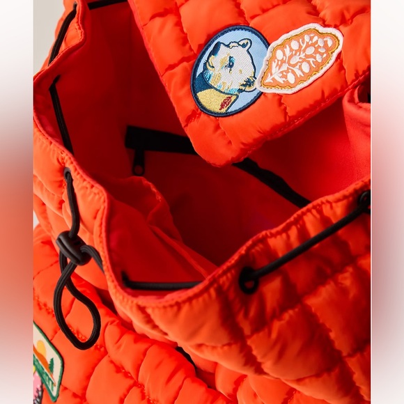 FP Movement by Free People Orange Quilted Backpack - Picture 4 of 4